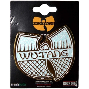 Wu-Tang Clan - White & Gold Logo Pin Badge in the group MERCHANDISE / Merch / Hip Hop-Rap at Bengans Skivbutik AB (5562907)