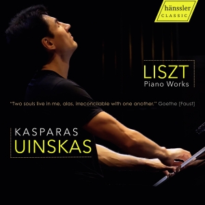 Kasparas Uinskas - Liszt: Piano Works in the group OUR PICKS / Friday Releases / Friday the 4th of october 2024 at Bengans Skivbutik AB (5562958)