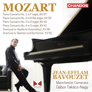 Jean-Efflam Bavouzet Manchester Ca - Mozart: Piano Concertos, Vol. 10 in the group CD / Upcoming releases / Classical at Bengans Skivbutik AB (5562967)