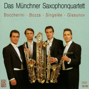 Luigi Boccherini Eugène Bozza Jea - The Munich Saxophone Quartet Plays in the group CD / Klassiskt at Bengans Skivbutik AB (5563024)