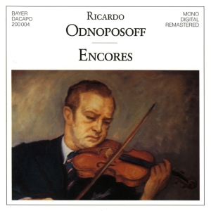 Kreisler/Mozart/Paganini/+ - Ricardo Odnoposoff - Encores in the group CD / Klassiskt at Bengans Skivbutik AB (5563041)