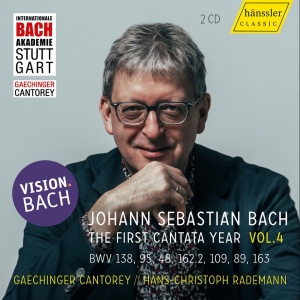 Gaechinger Cantorey Hans-Christoph - Vision Bach, Vol. 4 - Bwv 138, 95, in the group CD / Upcoming releases / Classical at Bengans Skivbutik AB (5563056)