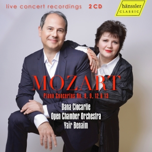 Dana Ciocarlie Open Chamber Orches - Mozart: Piano Concertos in the group CD / Upcoming releases / Classical at Bengans Skivbutik AB (5563057)