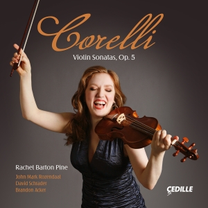 Rachel Barton Pine - Corelli: Violin Sonatas, Op. 5 in the group CD / Upcoming releases / Classical at Bengans Skivbutik AB (5563060)