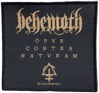 Behemoth - Patch Opvs Contra Natvram (9,5 X 10 in the group MERCHANDISE / Accessoarer / Nyheter / Hårdrock at Bengans Skivbutik AB (5563243)