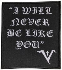 Saint Vitus - Patch I Will Never Be Like You   (1 in the group MERCHANDISE / Accessoarer / Nyheter / Hårdrock at Bengans Skivbutik AB (5563249)