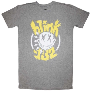 Blink-182 - Big Smile Lady Grey T-Shirt in the group MERCHANDISE / T-shirt / Punk at Bengans Skivbutik AB (5563262r)