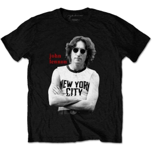 John Lennon - New York City B&W Uni Bl T-Shirt in the group MERCHANDISE / T-shirt / Pop-Rock at Bengans Skivbutik AB (5563406r)