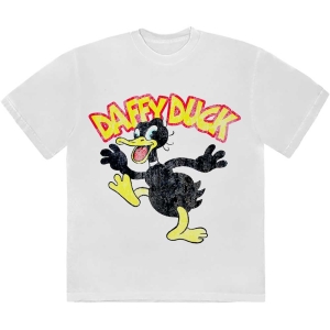 Looney Tunes - Daffy Duck Uni Wht T-Shirt in the group MERCHANDISE / T-shirt / Soundtrack at Bengans Skivbutik AB (5563408r)