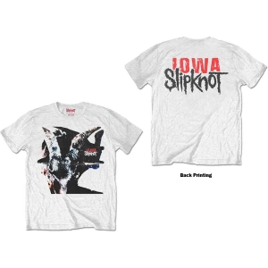 Slipknot - Iowa Goat Shadow Uni Wht T-Shirt in the group MERCHANDISE / T-shirt / Heavy Metal at Bengans Skivbutik AB (5563421r)