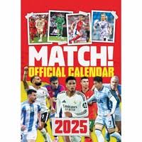 Match! Football (Magazine)  - 2025 A3 Calendar  in the group MERCHANDISE / Merch / Nyheter / Sport at Bengans Skivbutik AB (5563811)