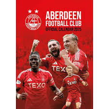 Aberdeen Fc  - 2025 A3 Calendar  in the group OUR PICKS / Friday Releases / Friday the 1st of November 2024 at Bengans Skivbutik AB (5563820)