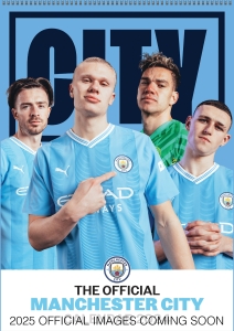 Manchester City Fc  - 2025 A3 Calendar  in the group MERCHANDISE / Merch / Nyheter / Sport at Bengans Skivbutik AB (5563824)