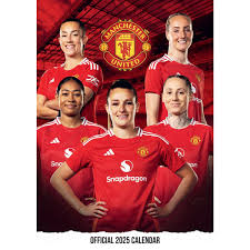 Manchester United Fc - 2025 Womens A3 Calendar  in the group OUR PICKS / Friday Releases / Friday the 18th of october 2024 at Bengans Skivbutik AB (5563830)