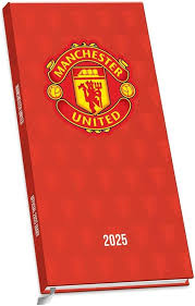 Manchester United Fc - 2025 Slim Diary in the group MERCHANDISE / Merch / Nyheter / Sport at Bengans Skivbutik AB (5563849)