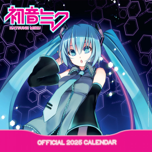 Hatsune Miku  - 2025 Square Calendar in the group MERCHANDISE / Merch / Nyheter / Film-Musikal at Bengans Skivbutik AB (5563852)