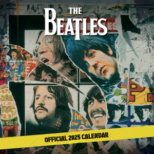 The Beatles  - 2025 Square Calendar in the group MERCHANDISE / Merch / Nyheter / Pop-Rock at Bengans Skivbutik AB (5563857)