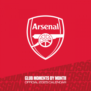 Arsenal Fc - Legends 2025 Square Calendar in the group MERCHANDISE / Merch / Nyheter / Sport at Bengans Skivbutik AB (5563864)