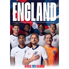 England Men's Football - 2025 A3 Calendar  in the group MERCHANDISE / Merch / Sport at Bengans Skivbutik AB (5563884)