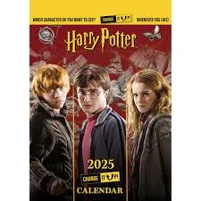 Harry Potter - 2025 A3 Change It Up Calendar in the group MERCHANDISE / Merch / Nyheter / Film-Musikal at Bengans Skivbutik AB (5563889)