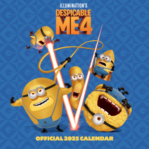 Despicable Me 4 Movie  - 2025 Square Calendar in the group MERCHANDISE / Merch / Nyheter / Film-Musikal at Bengans Skivbutik AB (5563891)