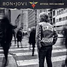 Bon Jovi  - 2025 Square Calendar in the group MERCHANDISE / Merch / Nyheter / Hårdrock at Bengans Skivbutik AB (5563898)