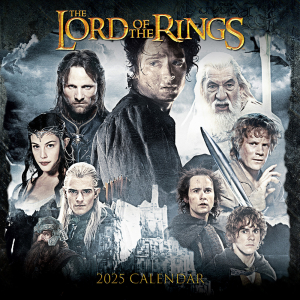 Lord Of The Rings - 2025 Square Calendar in the group MERCHANDISE / Merch / Nyheter / Film-Musikal at Bengans Skivbutik AB (5563919)