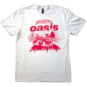 Oasis - What The World's Been.._Natrl T-Shirt in the group MERCHANDISE / T-shirt / Pop-Rock at Bengans Skivbutik AB (5564215r)