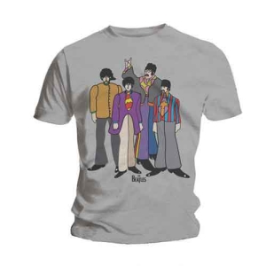 Beatles - Submarine Uni Grey T-Shirt in the group MERCHANDISE / T-shirt / Pop-Rock at Bengans Skivbutik AB (5564326r)