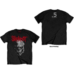 Slipknot - Gray Chapter Skull Uni Bl T-Shirt in the group MERCHANDISE / T-shirt / Hårdrock at Bengans Skivbutik AB (5564335r)