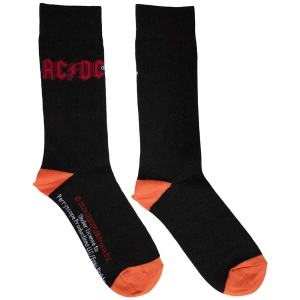 Ac/Dc - Red Logo Uni Bl Socks (Eu 39-45) in the group MERCHANDISE / / at Bengans Skivbutik AB (5564487)