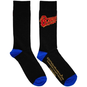 David Bowie - Logo Blue Contrast Bl Socks (Eu 39-45) in the group MERCHANDISE / / at Bengans Skivbutik AB (5564492)