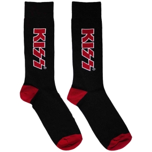 Kiss - Red Logo Uni Bl Socks (Eu 39-45) in the group MERCHANDISE / / at Bengans Skivbutik AB (5564501)