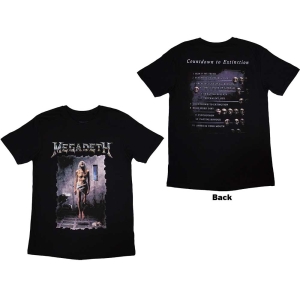 Megadeth - Countdown Uni Bl T-Shirt in the group MERCHANDISE / T-shirt / Heavy Metal at Bengans Skivbutik AB (5564549r)