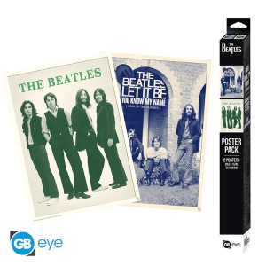 The Beatles - Set 2 Posters Chibi 52X38 - The Beatles in the group MERCHANDISE / Merch / Nyheter / Pop-Rock at Bengans Skivbutik AB (5564634)