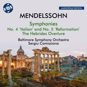 Baltimore Symphony Orchestra Sergi - Mendelssohn: Symphonies No. 4 & 5 in the group CD / Upcoming releases / Classical at Bengans Skivbutik AB (5565340)