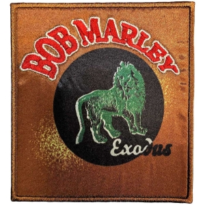 Bob Marley - Exodus Lion Printed Patch in the group MERCHANDISE / Merch / Nyheter / Reggae at Bengans Skivbutik AB (5565566)