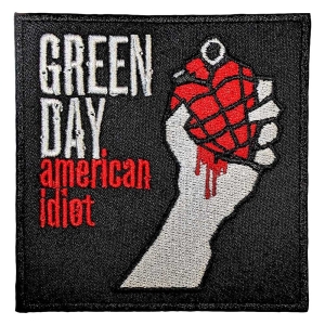 Green Day - American Idiot Woven Patch in the group MERCHANDISE / Merch / Punk at Bengans Skivbutik AB (5565575)