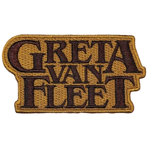 Greta Van Fleet - Amber Logo Woven Patch in the group MERCHANDISE / Merch / Nyheter / Hårdrock at Bengans Skivbutik AB (5565579)