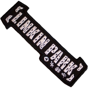 Linkin Park - Bracket Logo Woven Patch in the group MERCHANDISE / Merch / Nyheter / Hårdrock at Bengans Skivbutik AB (5565589)