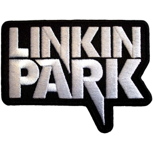 Linkin Park - White Logo Bl Woven Patch in the group MERCHANDISE / Patch / Heavy Metal at Bengans Skivbutik AB (5565597)