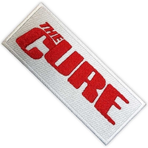 The Cure - Red Logo Woven Patch in the group MERCHANDISE / Merch / Nyheter / Pop-Rock at Bengans Skivbutik AB (5565605)