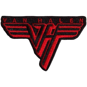 Van Halen - Classic Red Logo Woven Patch in the group MERCHANDISE / Merch / Nyheter / Hårdrock at Bengans Skivbutik AB (5565611)