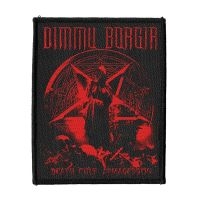 Dimmu Borgir - Patch - Death Cult Armageddon (Red) in the group MERCHANDISE / Accessoarer / Kommande / Hårdrock at Bengans Skivbutik AB (5565856)