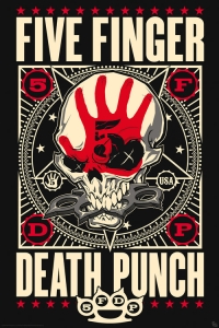 Five Finger Death Punch - Knucklehead Poster 91,5 X 61 Cm in the group MERCHANDISE / / at Bengans Skivbutik AB (5566024)