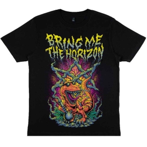 Bring Me The Horizon - Smoking Dinosaur Uni Bl T-Shirt in the group MERCHANDISE / T-shirt / Heavy Metal at Bengans Skivbutik AB (5566142r)