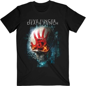 Five Finger Death Punch - Interface Skull Uni Bl T-Shirt in the group MERCHANDISE / T-shirt / Heavy Metal at Bengans Skivbutik AB (5566143r)