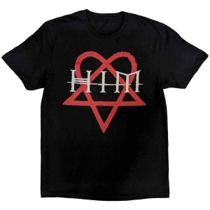 Him - Heartagram Uni Bl T-Shirt in the group MERCHANDISE / T-shirt / Heavy Metal at Bengans Skivbutik AB (5566144r)
