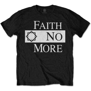 Faith No More - Classic Logo V2 Uni Bl T-Shirt in the group MERCHANDISE / T-shirt / Heavy Metal at Bengans Skivbutik AB (5566332r)