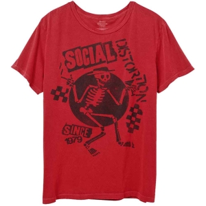 Social Distortion - Speakeasy Checkerboard Red T-Shirt in the group MERCHANDISE / T-shirt / Pop-Rock at Bengans Skivbutik AB (5566339r)